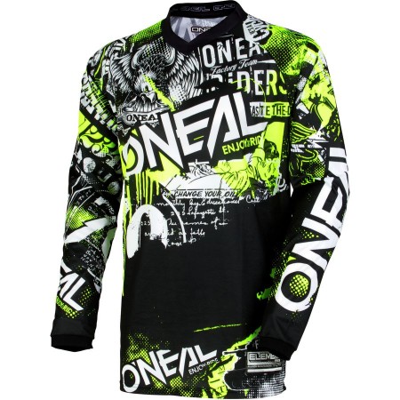 Maillot VTT/Motocross O`Neal Element Attack Manches Longues N001 2020